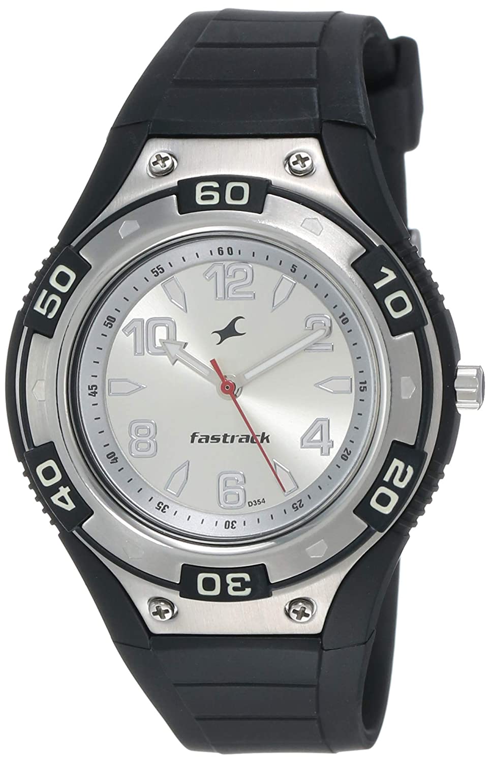 Fastrack Essentials (Analog Silver Dial Men's Watch -NJ9333PP01C)